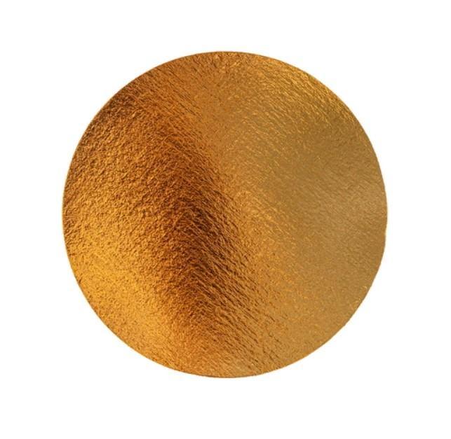 Подложка Almin d260 мм 100 штук золотистая ламинированная