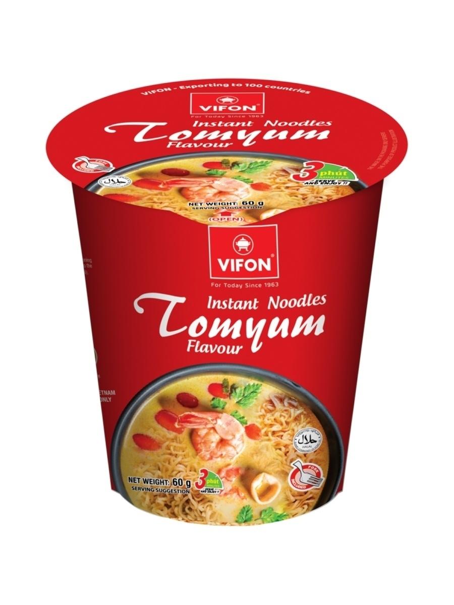Лапша VIFON том-ям, 60 гр., картон