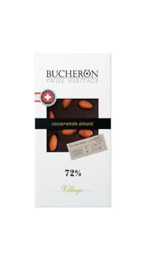 Шоколад Bucheron горький с цельным миндалем 100 гр.