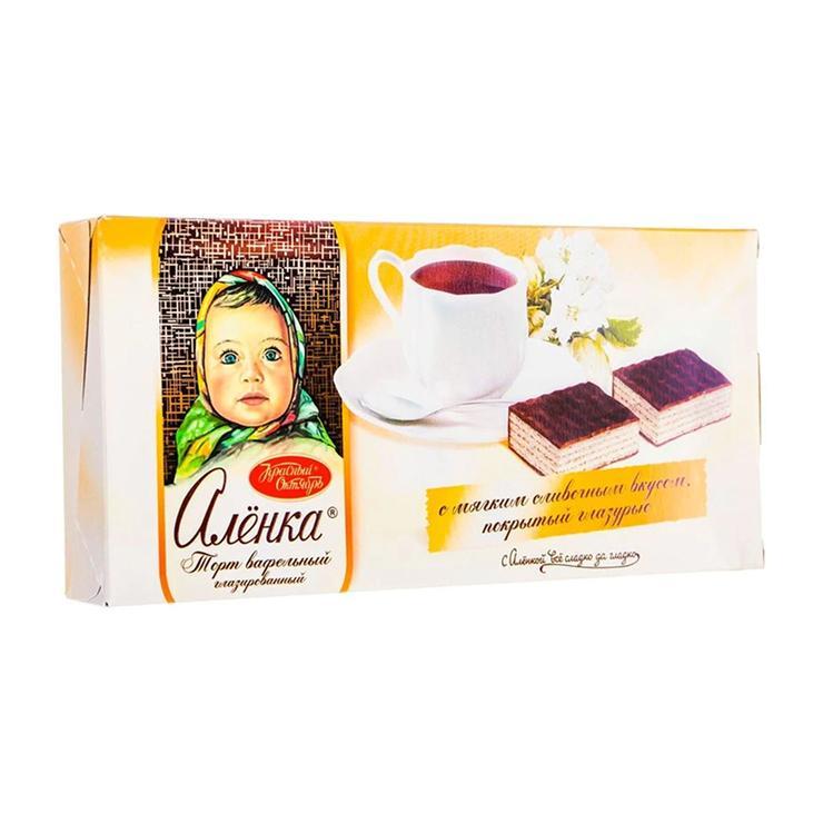 Торт вафельный Алёнка 250 гр., картон