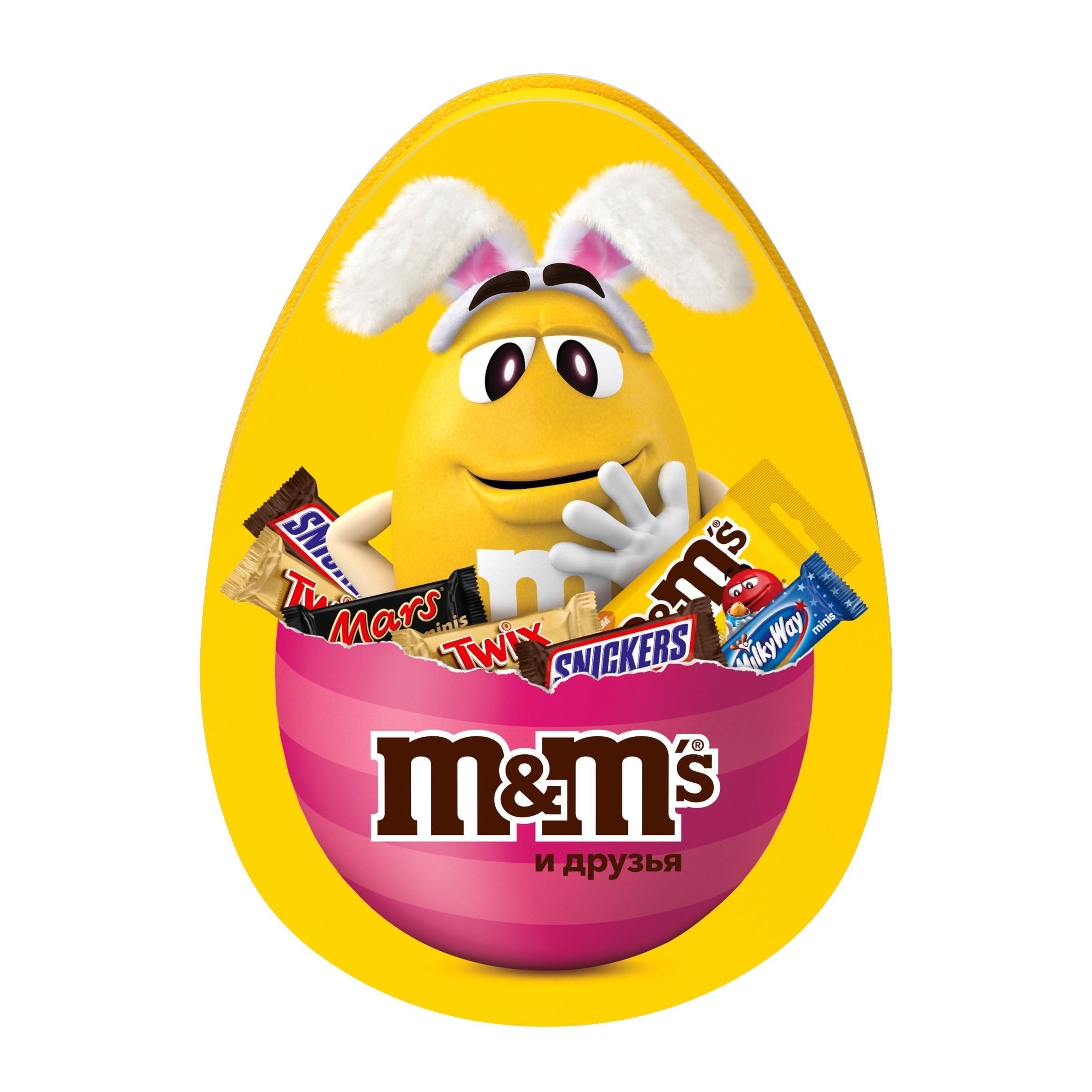 Набор подарочный M&M's and Friends Пасхальное яйцо 217 гр., картон