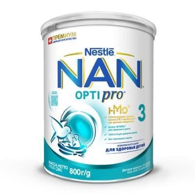 Молочко Nestle NAN детское 3 Оптипро 800 гр., ж/б