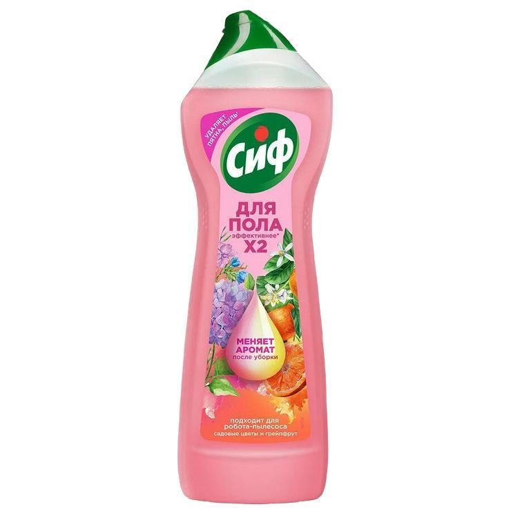 Средство для мытья пола Сиф садовые цветы и грейпфрут 750 мл., ПЭТ