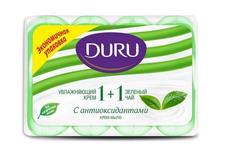 Мыло DURU Зеленый чай 80 гр., флоу-пак
