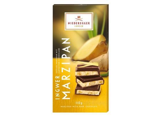 Марципан Niederegger Имбирь в темном шоколаде 110 гр., картон