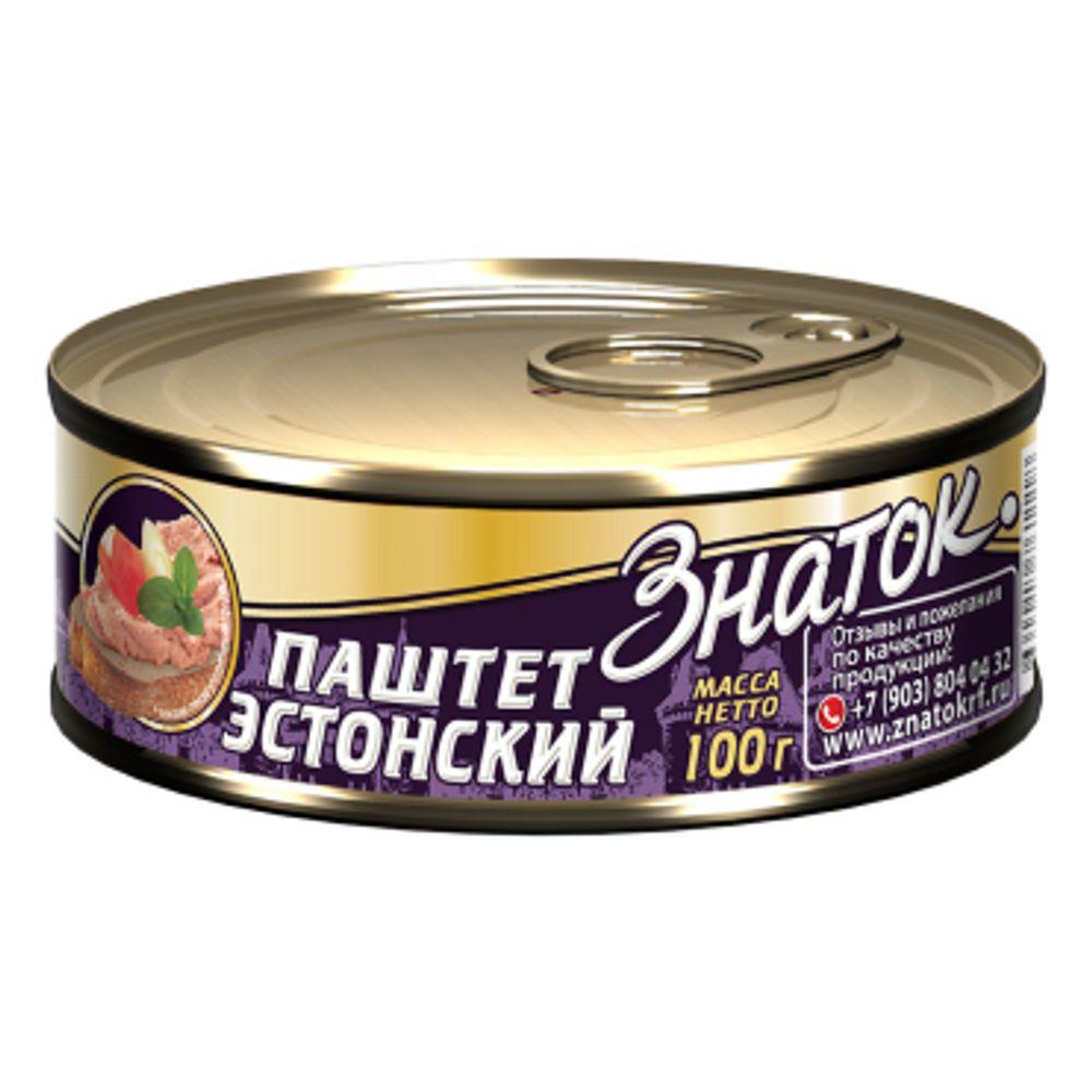 Паштет Знаток Эстонский 100 гр., ж/б