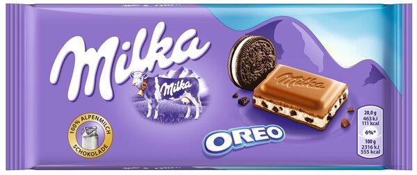 Шоколад Milka Орео 100 гр., флоу-пак