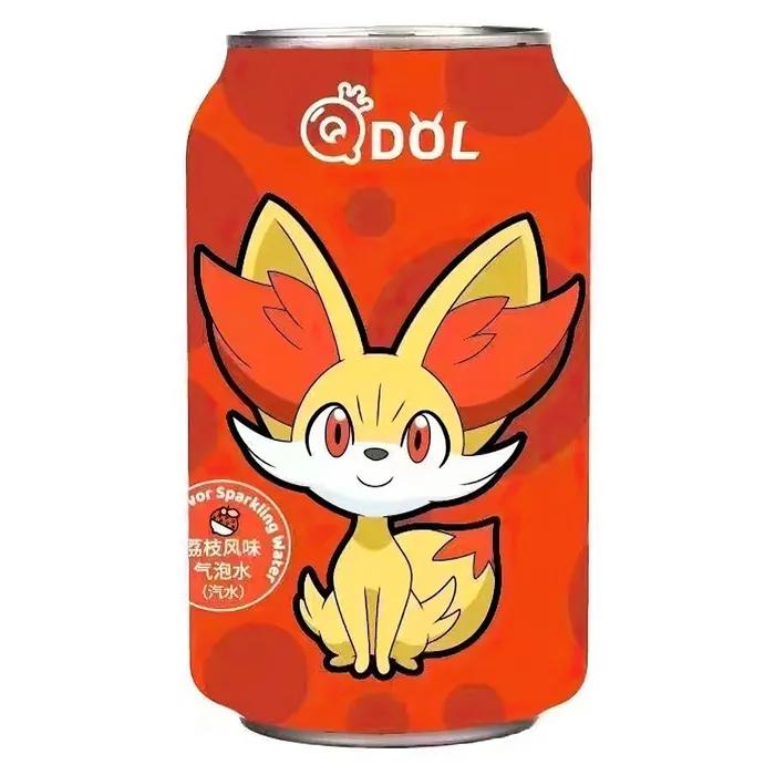 Напиток газированный QDol Pokemon Lychee личи 330 мл., ж/б