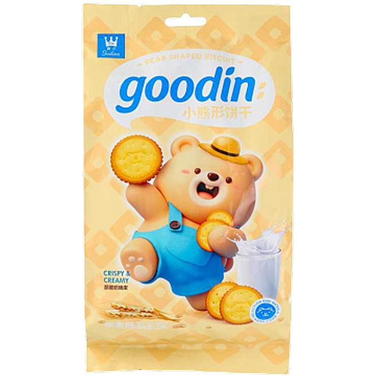 Печенье овсяное Goodin мишка 228 гр., флоу-пак