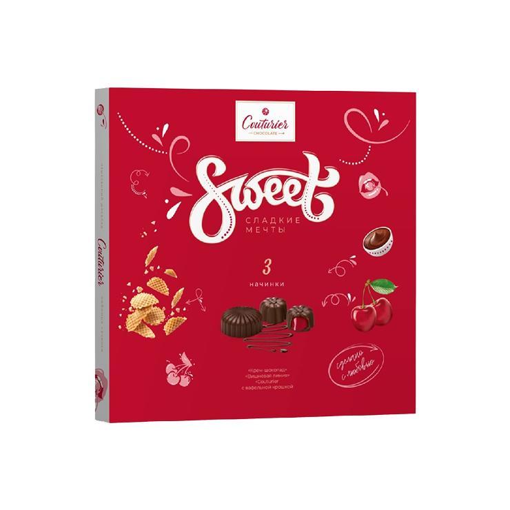 Конфеты Couturier sweet сладкие мечты шоколадные ассорти 360 гр., картон