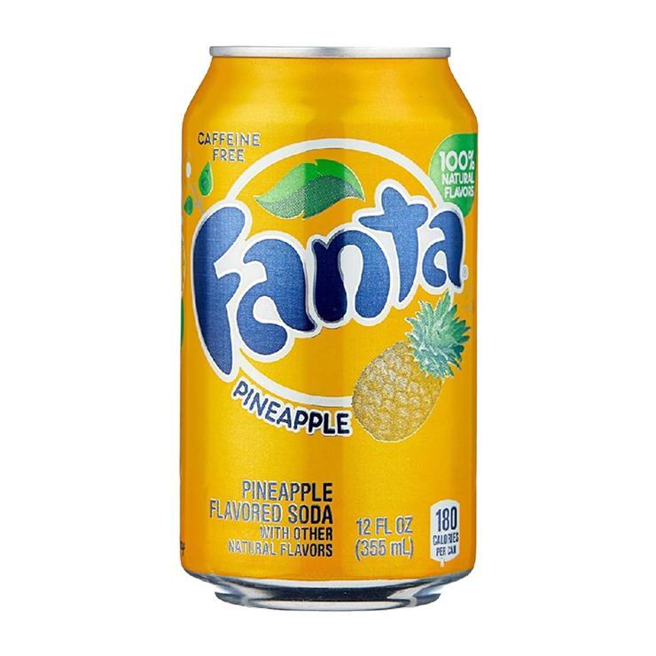 Напиток газированный Fanta ананас США 355 мл., ж/б