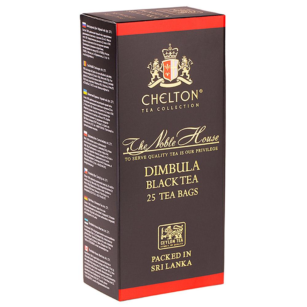 Чай Chelton Благородный Дом, черный, 25 пакетов, 50 гр., картон