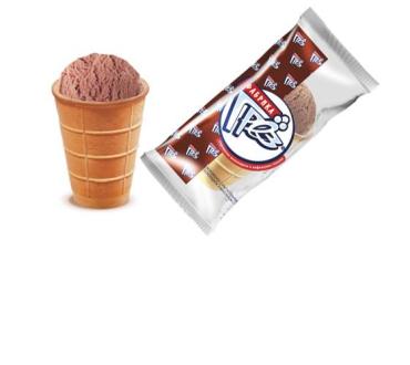 Мороженое стаканчик вафельный Фабрика грёз шоколадное, 70 гр., флоу-пак