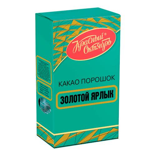 Какао Красный Октябрь, Золотой ярлык, 100 гр., картон