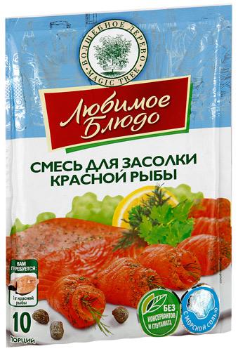Приправа Волшебное Дерево для засолки красной рыбы, 100 гр., пакет