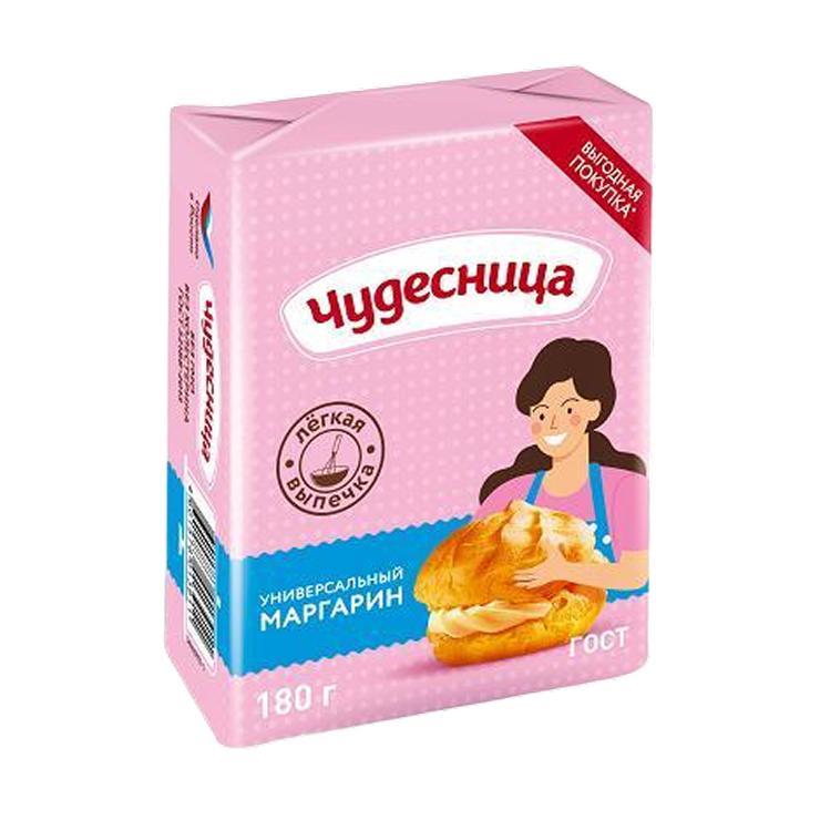 Маргарин Чудесница универсальный 55% 180 гр., обертка
