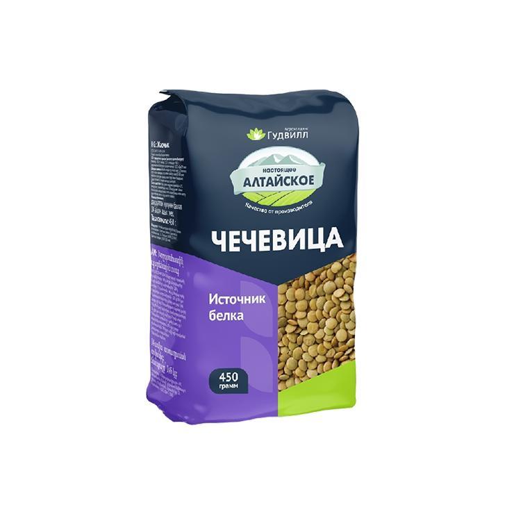 Чечевица Алтайское 450 гр., флоу-пак