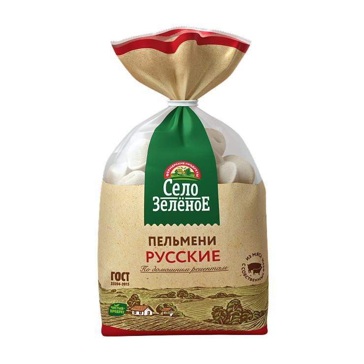 Пельмени Село Зелёное Русские, 800 гр., пакет