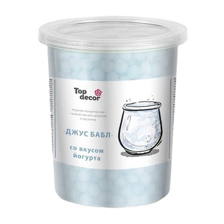 Джус Бабл Top decor вкус йогурта 1 кг., стакан