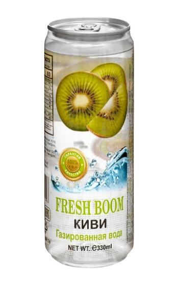 Вода газированная Fresh Boom Киви 330 мл., ПЭТ