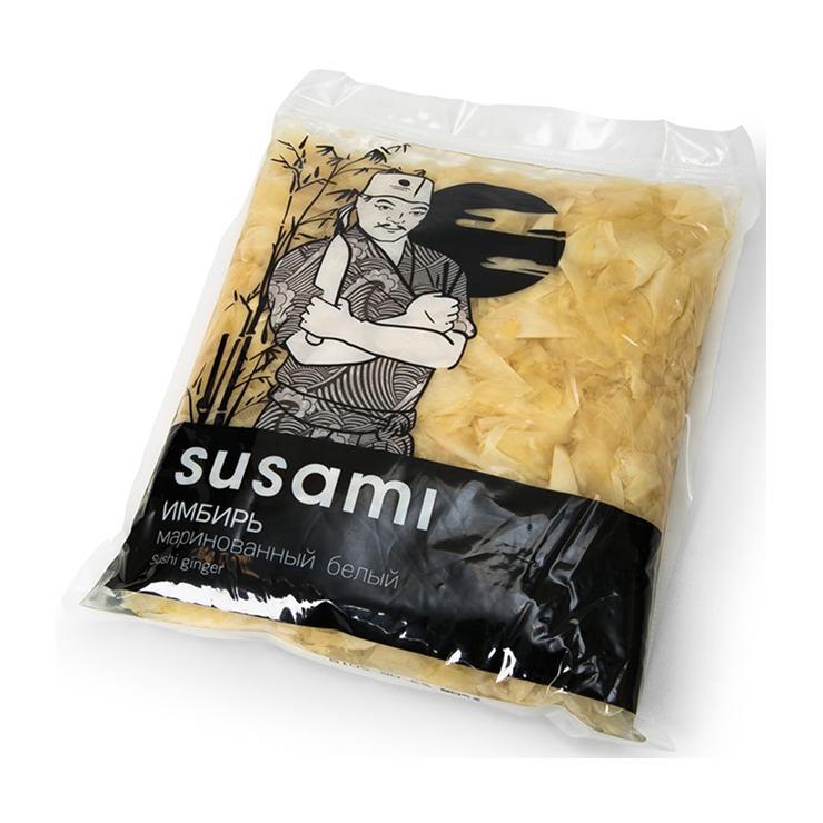 Имбирь маринованный Susami белый 1,25 кг., пакет