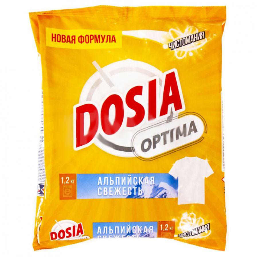 Стиральный порошок Dosia Optima Альпийская свежесть 1,2 кг., пакет