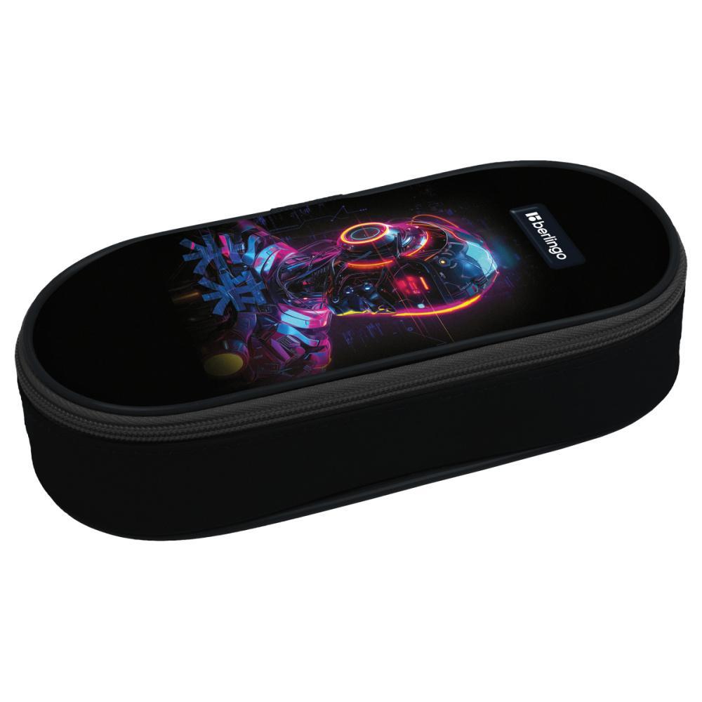 Пенал корпусный Berlingo Cyberpunk 220х90х45 мм 1 отделение полиэстер, пакет