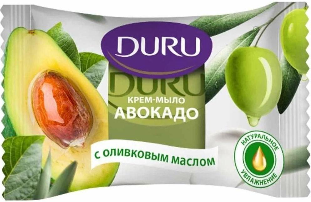 Мыло DURU Авокадо и масло оливы 80 гр., флоу-пак
