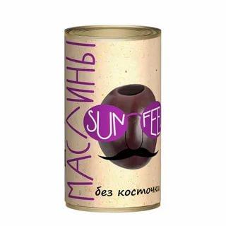 Маслины черные Sun Feel 300 гр., ж/б