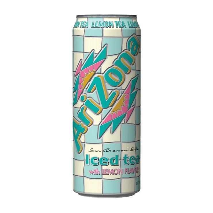 Чай холодный Arizona Lemon Flavored Iced Tea 680 мл., ж/б