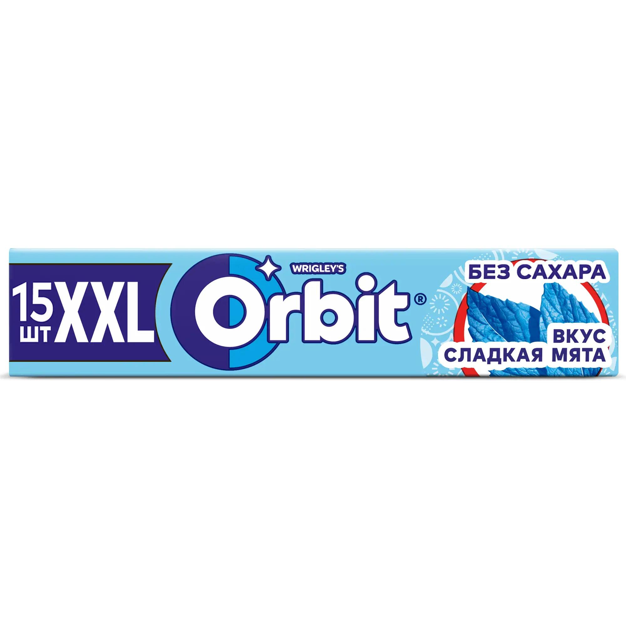 Жевательная резинка Orbit XXL Сладкая мята 20,4 гр., бумага