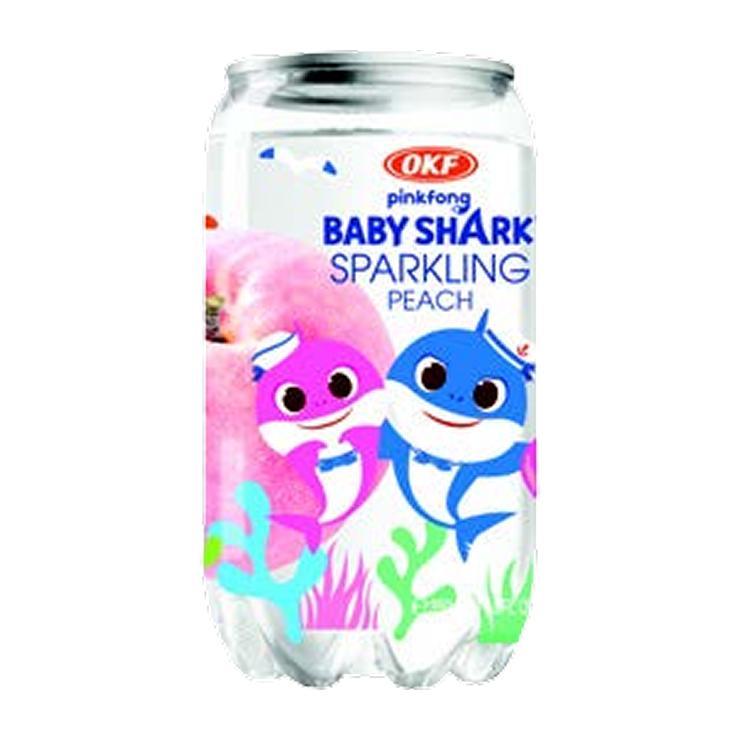 Напиток газированный OKF BABYSHARK Sparkling Peach 350 мл., ПЭТ