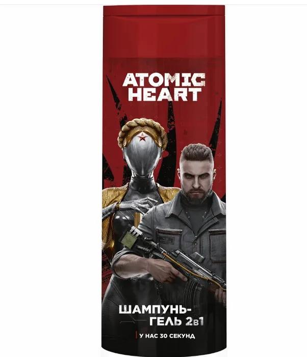 Шампунь-гель Atomic Heart освежающий 2в1 для мужчин 400 мл., ПЭТ