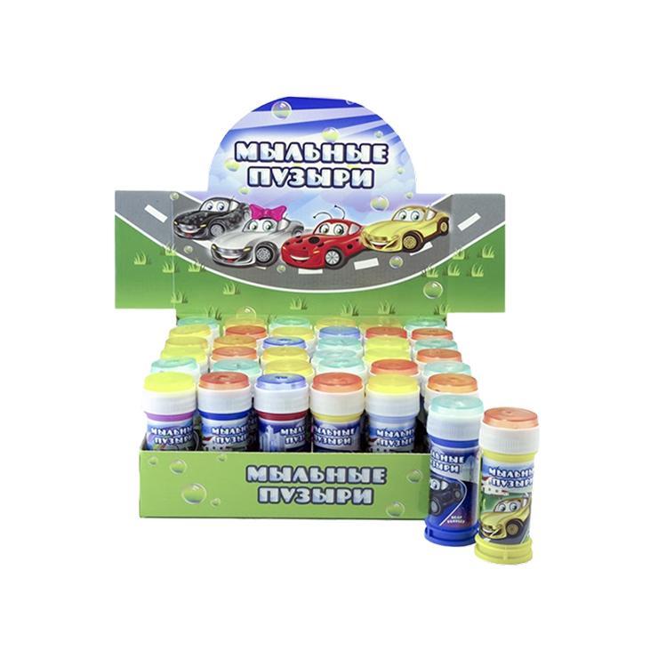 Детская игрушка Мыльный пузырь машинки 60 мл., пластик