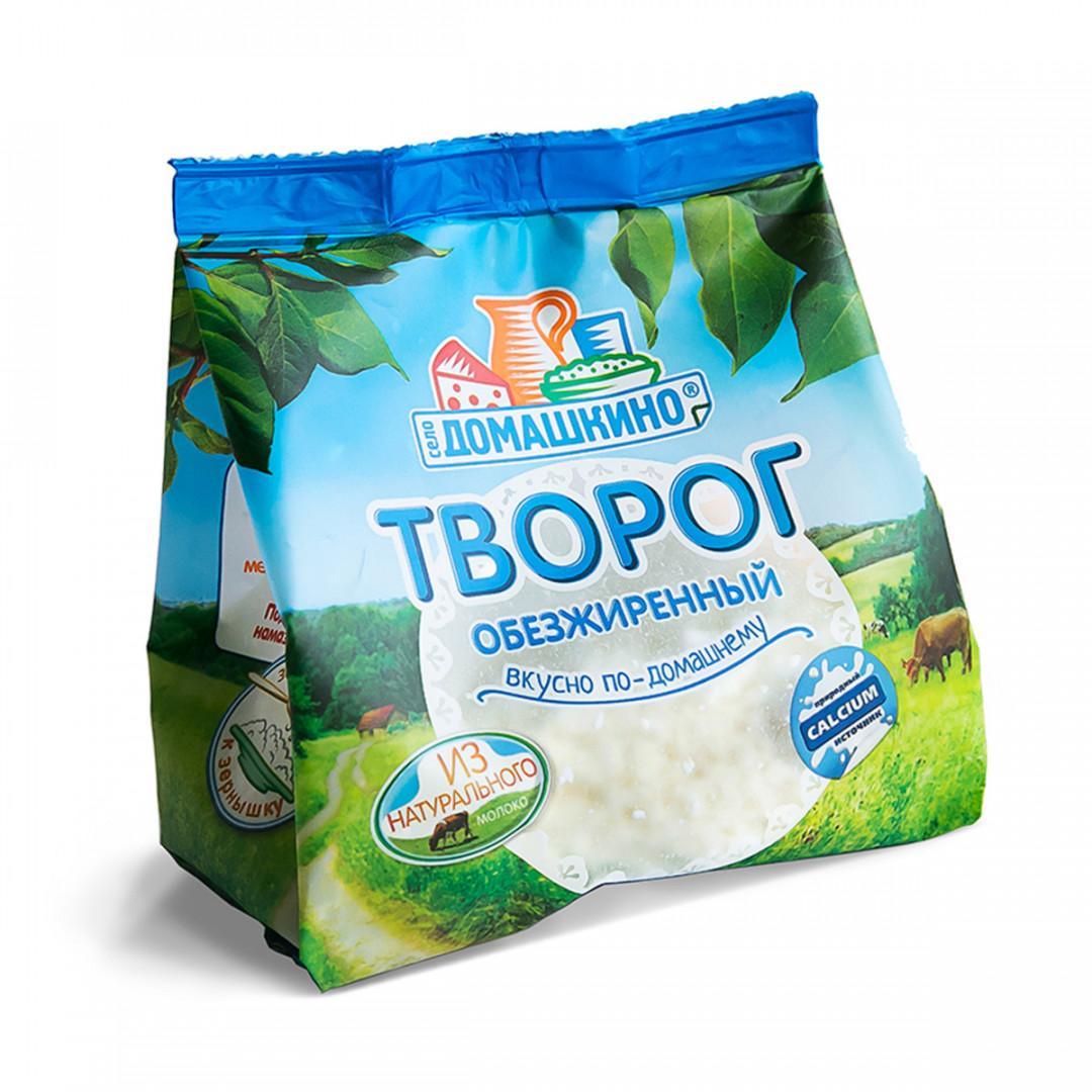 Творог Село Домашкино 0,3% 180 гр., флоу-пак