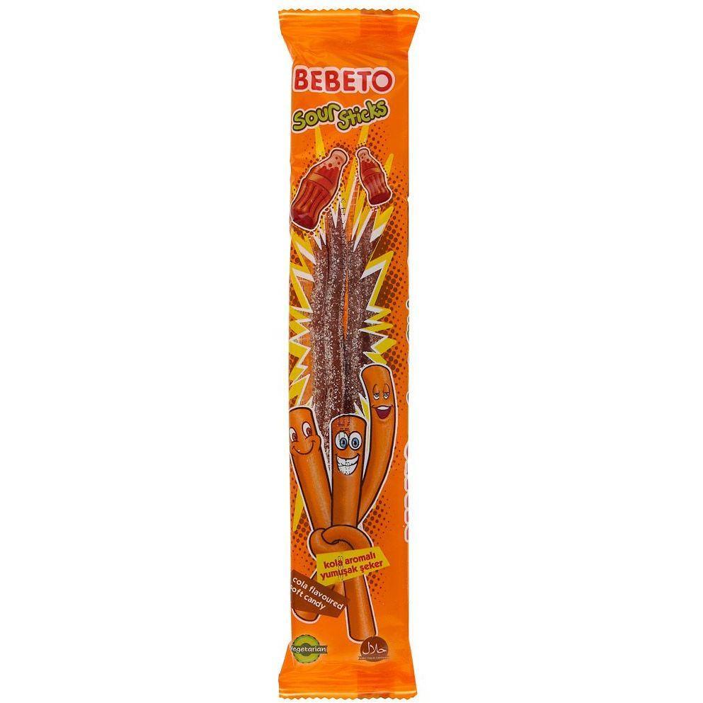 Мармелад жевательный Bebeto Sour Sticks Кола 30 гр., флоу-пак