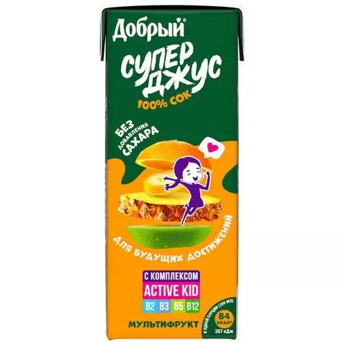 Нектар Добрый мультифрукт 200 мл., тетра-пак
