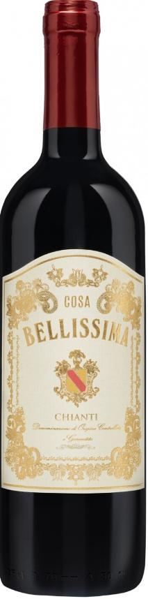 Вино Коса Беллиссима Кьянти Тоскана DOCG красное сухое 12,0% Италия 750 мл., стекло