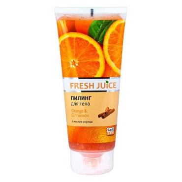 Пилинг для тела Orange & Cinnamon Fresh Juice, 200 мл., пластиковая туба