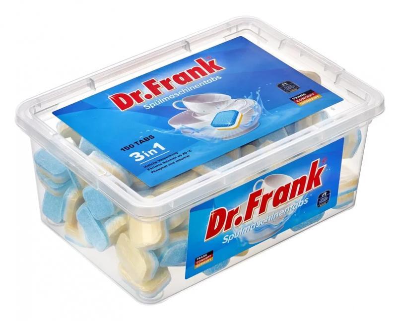 Таблетки для посудомоечной машины Dr. Frank 3 in 1 150 шт., ПЭТ