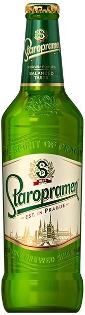 Пиво Staropramen Premium светлое 5% 500 мл., стекло