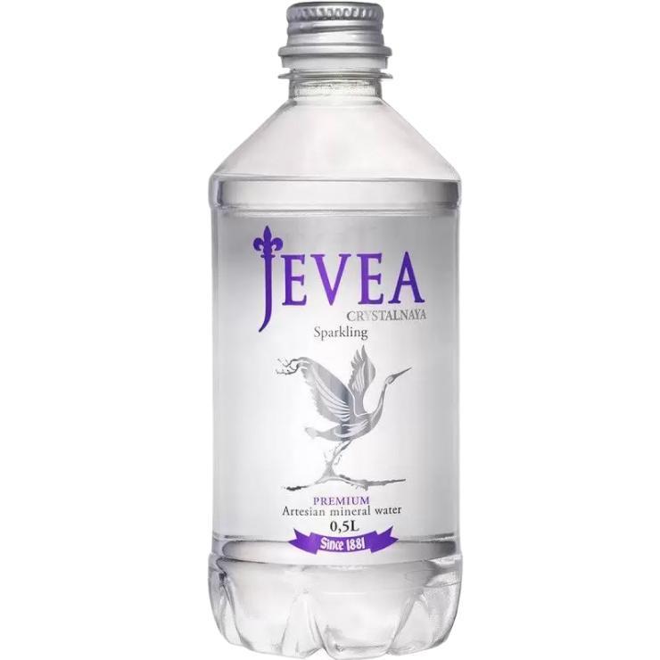 Вода газированная Jevea Crystalnaya 500 мл., ПЭТ