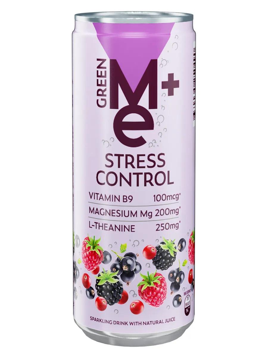 Напиток тонизирующий GreenMe Plus Stress Control, 330 мл., ж/б