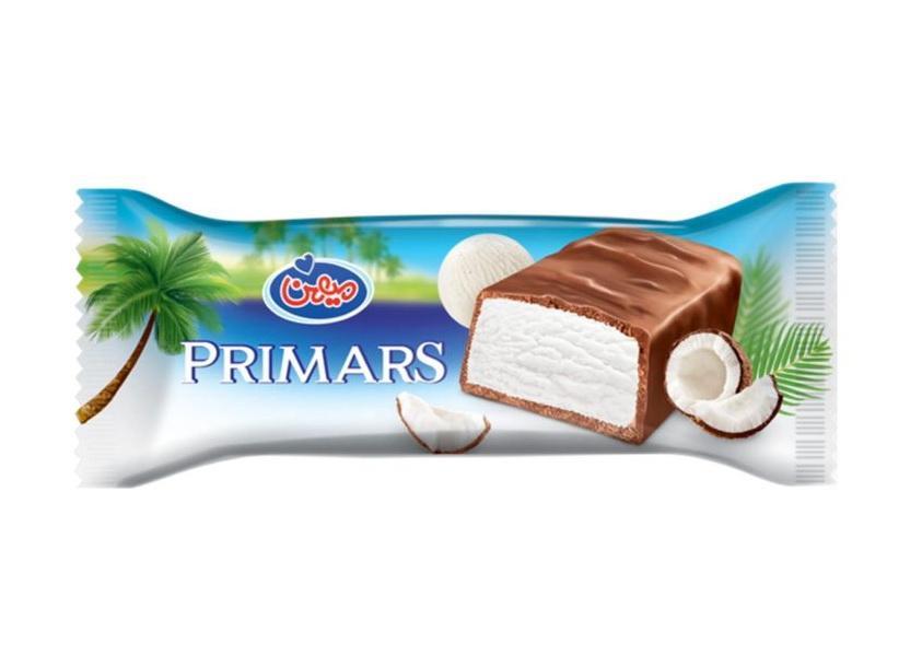 Мороженое Mihan Primars coconut батончик 60 гр., флоу-пак