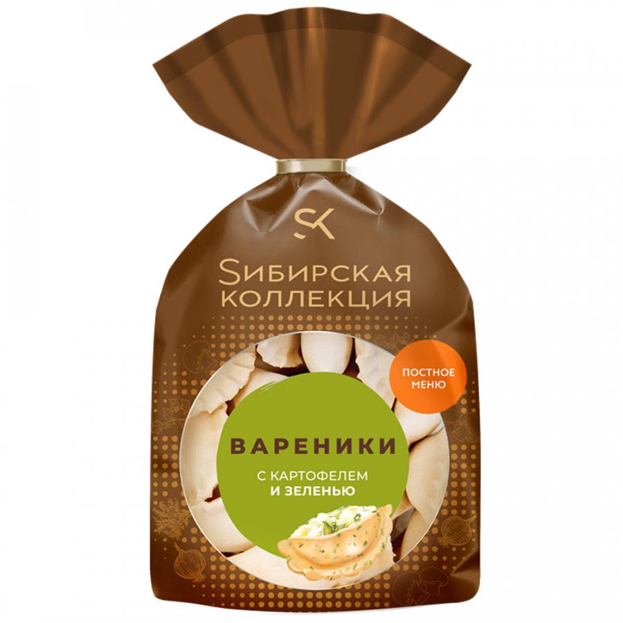 Вареники Сибирская коллекция с картофелем и зеленью,700 гр., ПЭТ