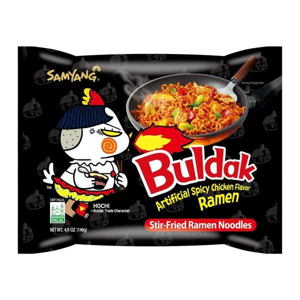 Лапша быстрого приготовления Samyang Buldak Ramen со вкусом курицы острая 140 гр., флоу-пак