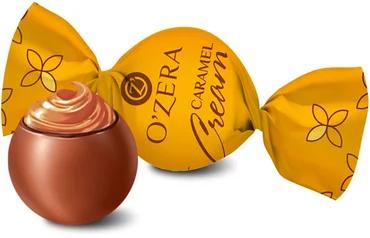 Конфеты O'Zera Caramel Cream шоколадные, 1 кг., флоу-пак