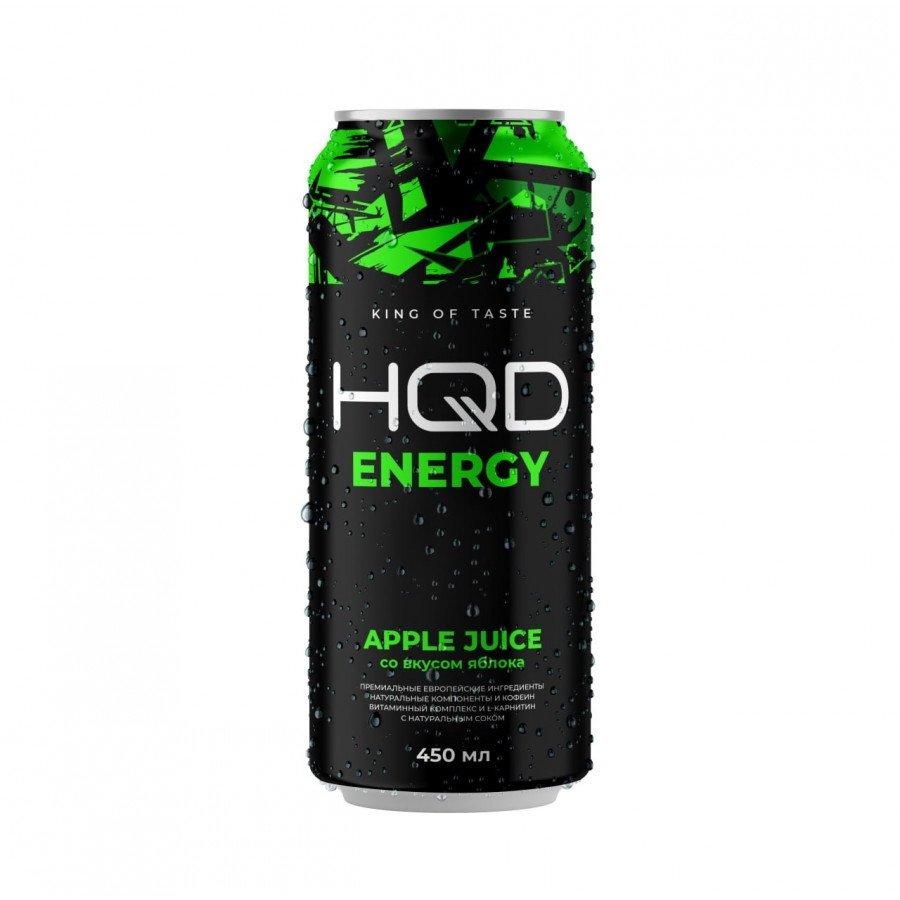 Напиток энергетический HQD Energy Apple Juice Яблоко 450 мл., ж/б