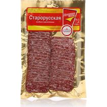Колбаса Царицыно Сервелат Старорусская сырокопченая нарезка 150 г