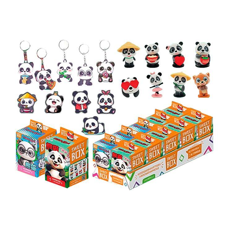 Мармелад жевательный Sweet Box Панды с игрушкой 10 гр., картон